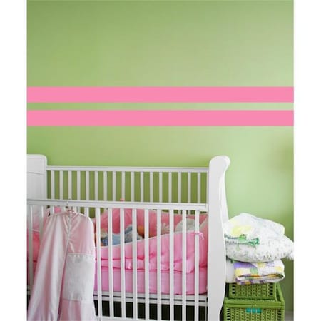 Borders Unlimited Borders Unlimited 30000 Light Pink Simple Stripes 30000